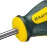 Отвертка KRAFTOOL, Cr-Mo-V сталь, двухкомпонентная противоскользящая рукоятка, PH, №2x38мм 250072-2-038 купить в Нягани