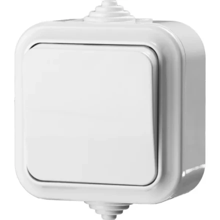 Выключатель STAYER &quot;MASTER&quot; &quot;MAXIMA&quot; одноклавишный, IP54, 6А, 220В 54301-W купить в Нягани