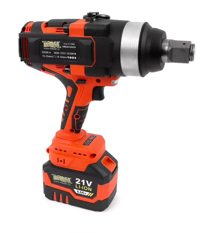 Аккумуляторный ударный гайковерт MESSER T9300 3000Нм 6Ач купить в Нягани