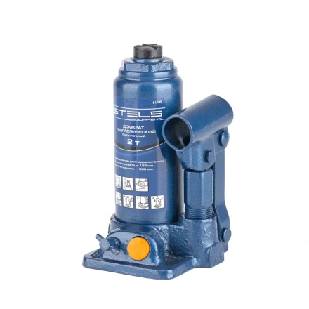 Домкрат гидравлический бутылочный 2 т h подъема 158–308 мм  STELS 51100 купить в Нягани