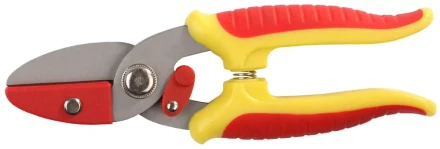 Секатор GRINDA &quot;МИНИ&quot; с 2-комп. ручками, с упорной наковальней, макс. диаметр реза - 8мм, 175мм 8-423285 купить в Нягани