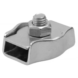 Зажим троса ЗУБР одинарный, оцинкованный, 4мм, 2 шт 4-304436-04