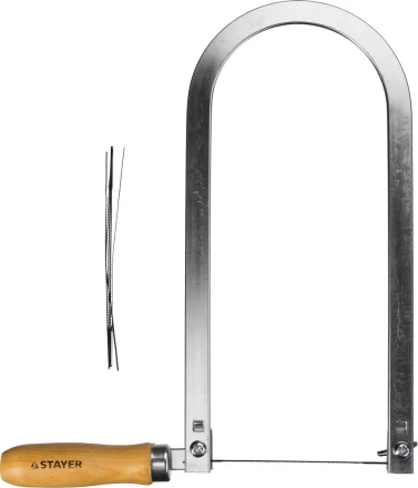 Лобзик STAYER &quot;MASTER&quot;, деревянная ручка, 130х250мм без полотен 1530-25_z01 купить в Нягани