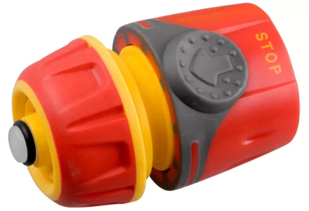 Соединитель GRINDA &quot;Premium&quot; с автостопом, пластмассовый с TPR, 1/2&quot; 8-426429 купить в Нягани