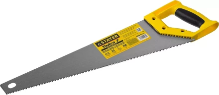 Ножовка универсальная (пила) &quot;Тайга-7&quot;, 450мм,7TPI, закаленный зуб, рез вдоль и поперек волокон, для средн заготовок, фанеры, ДСП,МДФ, STAYER 15050-45_z02 купить в Нягани