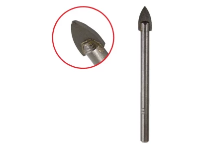 Сверло по плитке HAMMER Ф10х80мм (DR GL 10,0мм*80мм) купить в Нягани