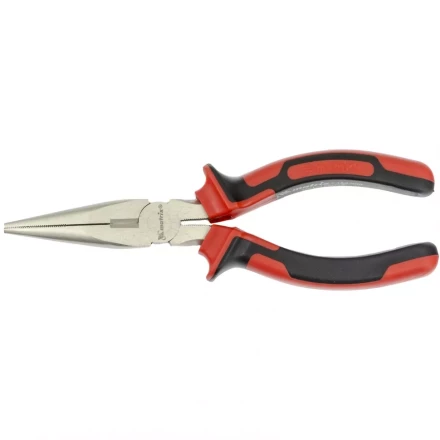 Длинногубцы NICKEL 160 мм прямые никелированные двухкомпонентные рукоятки MTX 171649 купить в Нягани