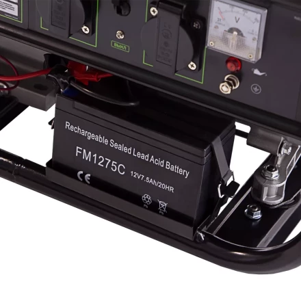 Генератор бензиновый БС-3500Э, 3.2 кВт, 230В, 4-х тактный, 15 л, электростартер Сибртех 94538 купить в Нягани