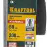 Струбцина, KRAFTOOL 32011-050-200, тип "F", DIN 5117, двухкомпонентная ручка, 50х200мм 32011-050-200 купить в Нягани