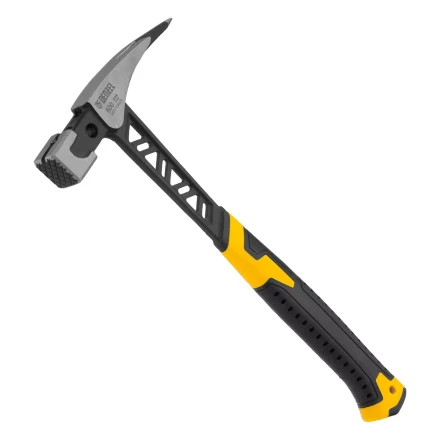 Молоток кровельщика 600 г, цельнокованый, боек с магнитом, двухкомп. обрезин. рук-ка Denzel 10623 купить в Нягани