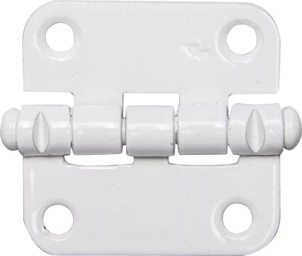 Петля накладная стальная &quot;ПН-40&quot;, цвет белый, универсальная, 40мм 37621-40 купить в Нягани