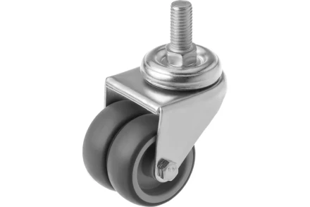 Колесо аппаратное поворотное SCtnd 25 50 мм двойное с болтом 1047170 купить в Нягани