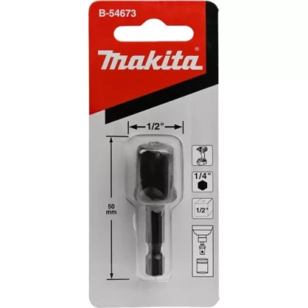 Адаптер MAKITA шестигранник 1/4&quot; на квадрат 1/2&quot; Makita B-54673 (переходник) купить в Нягани