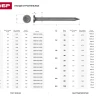Гвозди ЗУБР "МАСТЕР" строительные ГОСТ 4028-63, 1.4х25мм, 5кг 305010-14-025 купить в Нягани