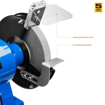 Точило с фонарем ЗТШМЭ-250-750 серия ПРОФЕССИОНАЛ купить в Нягани