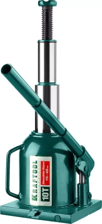 Домкрат гидравлический бутылочный &quot;Double Ram&quot;, сварной, телескопический, 10т, 170-430мм, KRAFTOOL 43463-10 43463-10 купить в Нягани