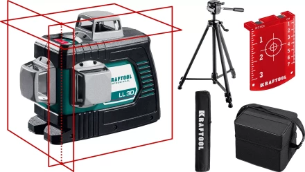 Нивелиры лазерные LL-3D, 360 град, 20/70м, IP54 34640-3 купить в Нягани