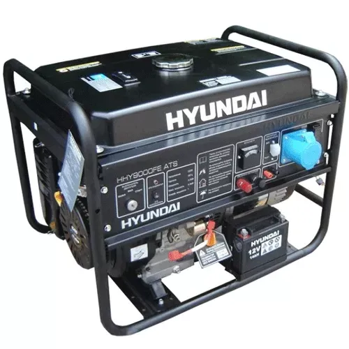Бензогенератор Hyundai HHY 9000FЕ ATS + колеса купить в Нягани