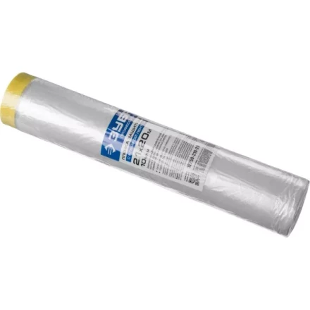 Пленка ЗУБР &quot;ПРОФЕССИОНАЛ&quot; защитная с клейкой лентой, HDPE, 10мкм, 2,1х20м 12250-210-20 купить в Нягани