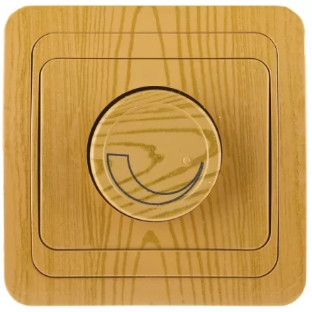 Диммер СВЕТОЗАР &quot;ГАММА&quot; цвет ольха, 60-800Вт SV-54142-A купить в Нягани