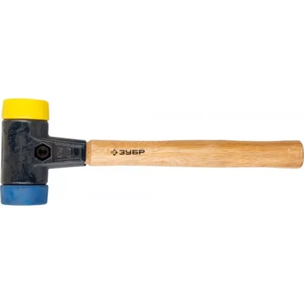 Молоток ЗУБР &quot;ЭКСПЕРТ&quot; многофункциональный, сборочный, ручка из ясеня, сменные бойки, для металлообработки, 1100г, 50мм 2044-50 купить в Нягани