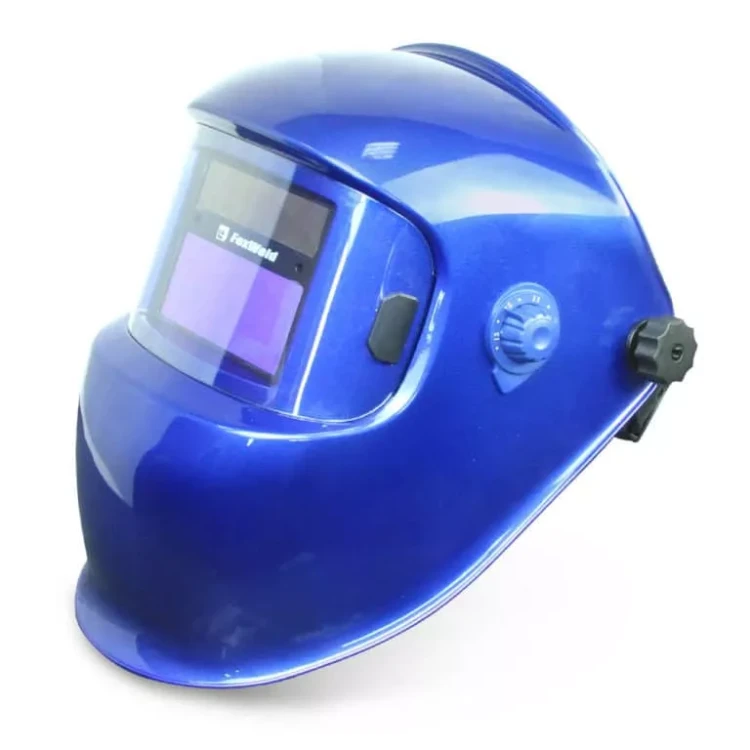 Маска сварщика Корунд-5 синяя без коробки ф-р 2100V FoxWeld купить в Нягани