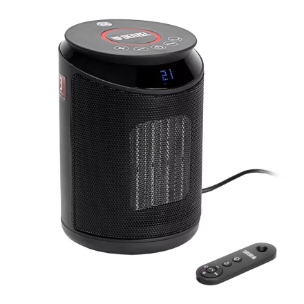 Тепловентилятор электрический керамический Denzel DTFC-2000, пульт, 3 режима, вентилятор, нагрев 1000/2000 Вт 96419 купить в Нягани