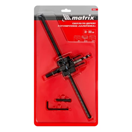 Сверло по дереву регулируемое &quot;Балеринка&quot; Matrix, 30-300 мм, 704930 купить в Нягани