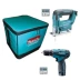 Набор Makita DK1475X3 (Дрель DF330DZ + Лобзик JV100DZ) купить в Нягани