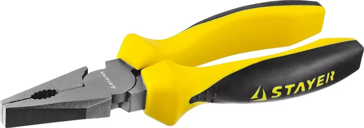 Плоскогубцы комбинированные STAYER "PROTech", эксцентриковое расположение шарнира, 160мм 22027-1-16_z02 купить в Нягани
