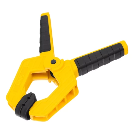 Струбцина клещеобразная Denzel, усиленная 65 х 50 мм, двухкомпонентные рукоятки, 20796 купить в Нягани