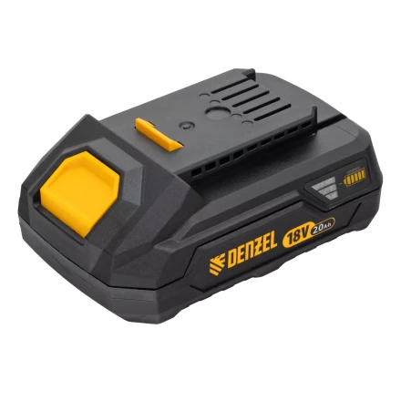 Дрель-шуруповерт аккумуляторная, бесщет.  Denzel 26141 BLDL-18-0 Li-Ion, 18 В купить в Нягани
