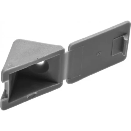 Уголок мебельный ЗУБР с шурупом, цвет св-серый, 4,0x15мм, ТФ6, 4шт 4-308256-6 купить в Нягани