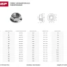 Гайка DIN 6923 с фланцем, M8, 6 шт, кл. пр. 8, оцинкованная, ЗУБР 303636-08 купить в Нягани