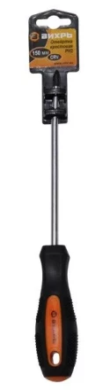 Отвёртка крестовая PH2 150 мм Вихрь купить в Нягани