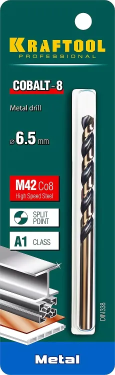 Сверла по металлу HSS-Co 29656-6.5 купить в Нягани