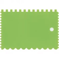 Шпатель для клея, пластмассовый, 90х130 мм, зубчатый  СИБРТЕХ 86017