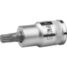 Торцовая бита-головка KRAFTOOL "INDUSTRIE QUALITAT", материал S2, SPLINE, сатинированная, 1/2", M8 27911-08_z01 купить в Нягани