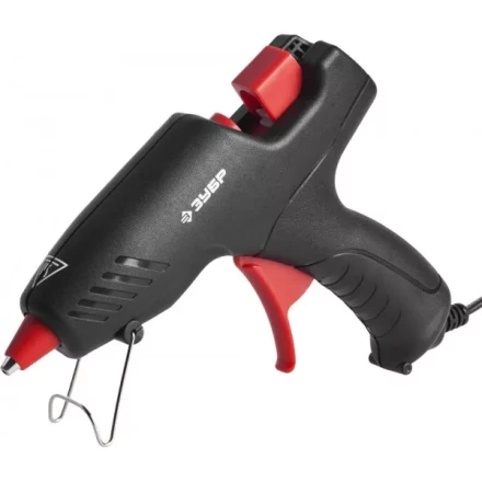 Пистолет ЗУБР &quot;МАСТЕР&quot; клеевой (термоклеящий), электрический, эргономичная рукоятка, рабочая температура 193град, d=12мм, 40Вт 06850-55-12_z02 купить в Нягани