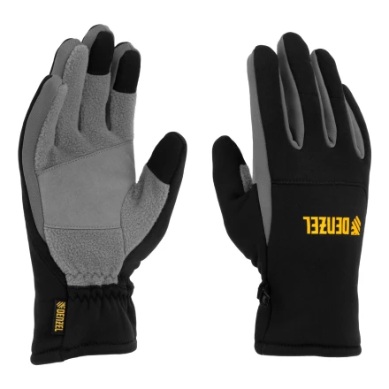 Перчатки универсальные, искусственный мех, работа с сенсорным экраном, размер 8// Denzel 68086 купить в Нягани