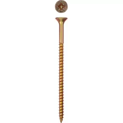 Шурупы ЗУБР "МАСТЕР" по дереву желтопассивированные, 5.0x90мм, 10шт 300396-50-090