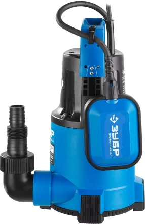 Насос ЗУБР &quot;ПРОФЕССИОНАЛ&quot; Т3 погружной дренажный для чистой воды (d пропускаемых частиц до 5мм), 400Вт, пропускная способность 140л/мин, напор 8,0м НПЧ-Т3-400 купить в Нягани