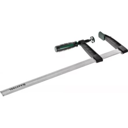 Струбцина, KRAFTOOL 32011-120-500, тип &quot;F&quot;, DIN 5117, двухкомпонентная ручка, 120х500мм 32011-120-500 купить в Нягани