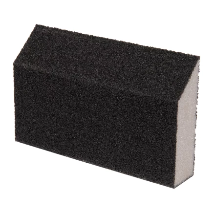 Губка для шлифования, 125 х 75 х 25 мм, трапеция, средняя жесткость, P 60 Сибртех 757287 купить в Нягани