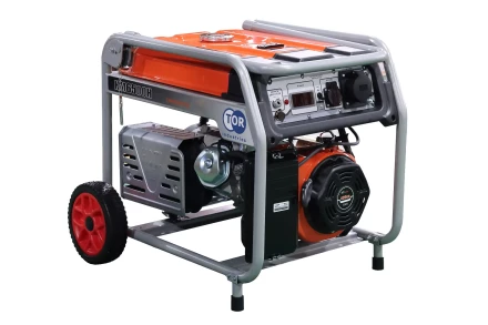 Генератор бензиновый TOR KM6500HA 5,0 кВт 220В с АВР, электростартером и колесами 1049608 купить в Нягани