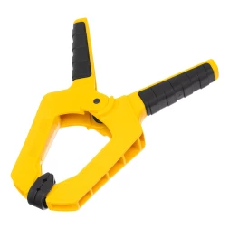 Струбцина клещеобразная Denzel, усиленная 100 х 80 мм, двухкомпонентные рукоятки, 20798