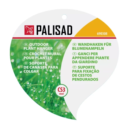 Кронштейн для крепления подвесных корзин, настенный Palisad 690308 купить в Нягани