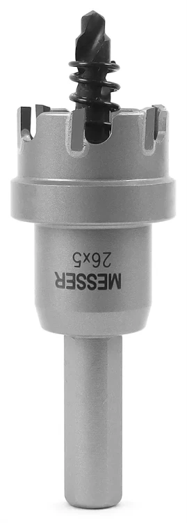 ТСТ коронка MESSER 26X5 с центрирующим сверлом и толкающей пружиной купить в Нягани
