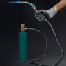 Blue Fire KS-8000  горелка для МАПП / MAPP газа,  с пъезоподжигом, на баллон c резьбовым соединением US 1, 2000°C 55512 купить в Нягани