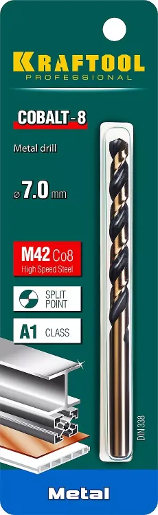 Сверла по металлу HSS-Co 29656-7 купить в Нягани
